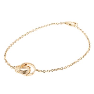 High Quality Cartier Fashion 2 Circles Love Link Bracelet B6027000/B6027100/B6027200 Silver/Yellow Gold/Rose Gold 