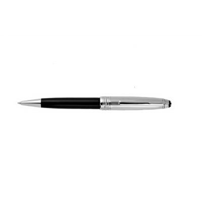 MontBlanc Meisterstuck Classique Sterling Silver & Black Lacquer Ballpoint Pen MT073