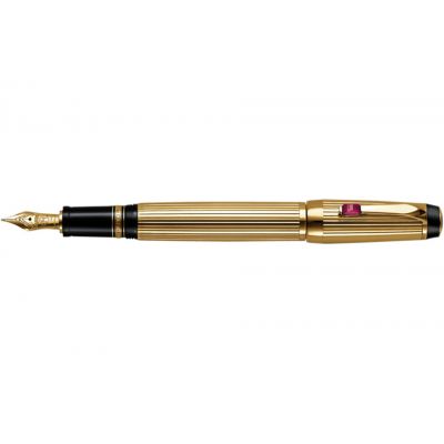 MontBlanc Boheme Luxury Gold-Plated Red Jewelry Fountian Pen  MT021