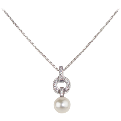 Affordable Cartier Himalia White Gold Pearls Diamonds Necklace  UK Price B3038400