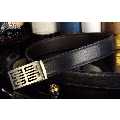 Cheapest Givenchy Business Style Mens Snake Embossed Ratchet Belt With Popular Automatic Buckle Multicolor