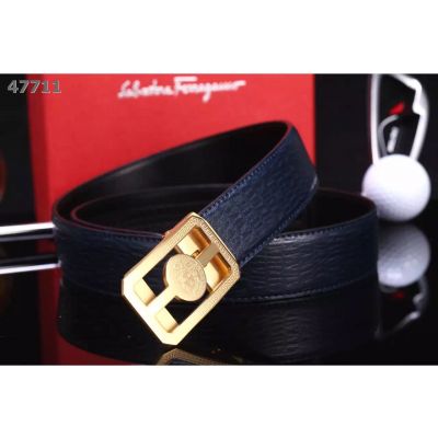 Flawless Versace Logo Embossed Automatic Buckle Smooth & Textured-leather Reversible Male Multicolor Belt Replica