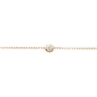 Cartier Diamants Légers Chain Bracelet  B6045517 B6040300 Fashion Diamond Gold Plated 