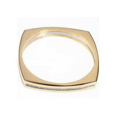 Cartier Wedding Band High  Yellow Gold Plated Square Bracelet Prices With Diamonds Jewelry