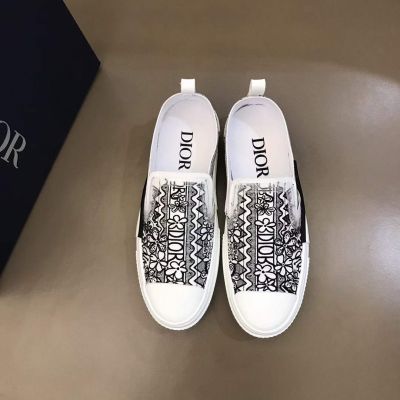 Latest Fashion Dior Shawn Stussy Embroider Motif Men Canvas White Rubber Sole Outdoor Recreation Shoes 