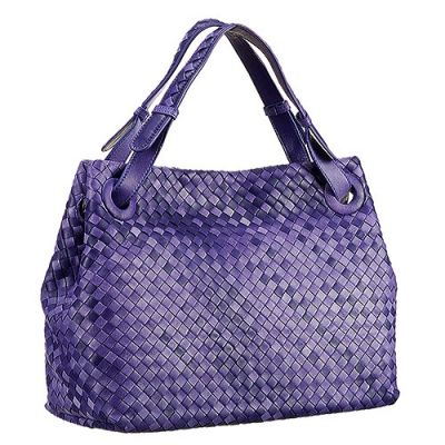  Bottega Veneta Hobo Purple Fashion Intrecciato Ladies Shoulder Bag Online 