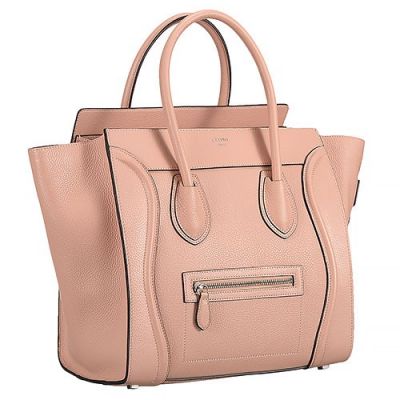 Celine High End Silver Hardware Mini Female Peach Luggage Tote Bag Price & Reviews 