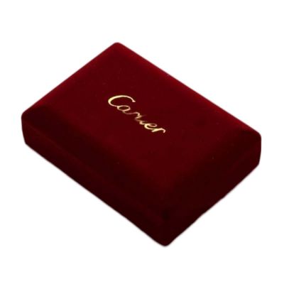 Cheap Cartier Red Jewelry Box  For Sale Individual Black Inner Side