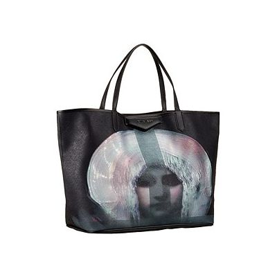 Fake Givenchy Antigona Printed Madonna Pattern Black Large Capacity Ladies Shopping Tote  Bag