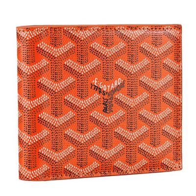 Goyard Victoire Ladies Leather Orange Credit Wallet Latest Styles Cheap Online