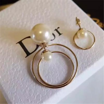Christian Dior Pearl Stud Drop Earrings Replacement Unique Designer Jewellery Online Sale