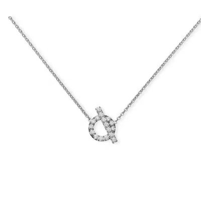Top Sale Hermes Women Hollow Crystals Circle Pendant Ring-Necklace Jewelry Set Birthday Gift Price Singapore