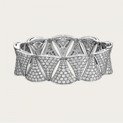 Bvlgari Divas'dream Diamonds  BR856924 Swarovski Crystal Bracelet Sterling Silver Wedding Gift UK