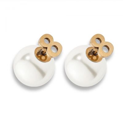 Dior Tribales Eight & Pearl Stud Earrings Replacement E0636TRIRS D908 Classic Women Daily Jewellery