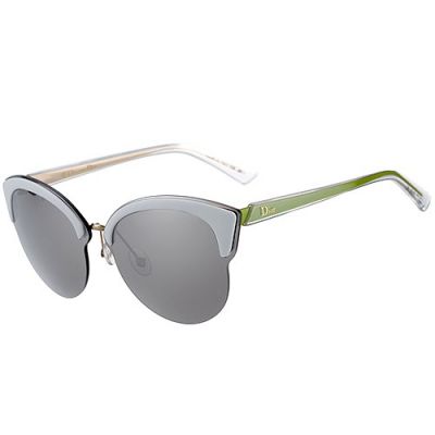 Christian Dior Cat-Eye Shades Sculpt Green Temples Young Travelling  For Sale