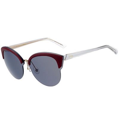 Christian Dior Shades Cat-Eye Sculpt White Temples Trendy Latest Design Lady 