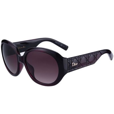Christian Dior High Quality Plum Super-wide Temples Ladies Oval Frame  Eyewear 