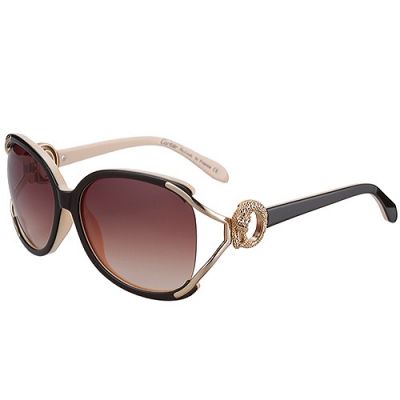 Cartier Oval Retro Sunglasses Noble Beige Womens Brown Lences Best Selling