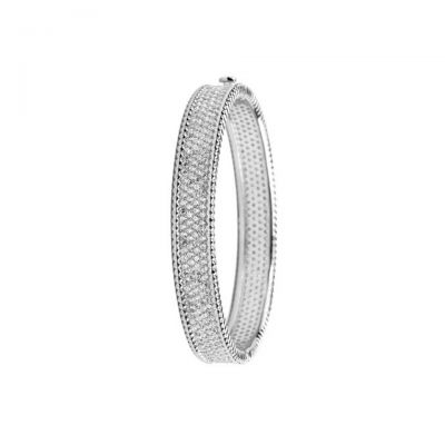 Van Cleef & Arpels Perlee Diamonds Bracelet Replica 18kt Pink/White Gold Women Jewellery 
