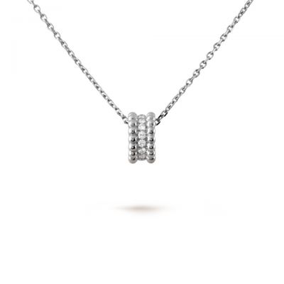 Van Cleef & Arpels  Perlee Diamonds Pendant 3 Rows Necklace 2018 Newest VCARO25100