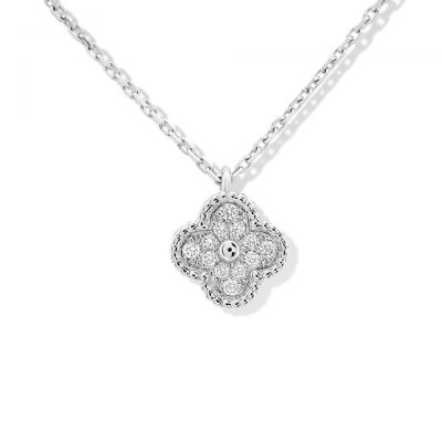VCA Sweet Alhambra Pendant Necklace Diamonds Canada Sale Three Colors Available VCARO85900 