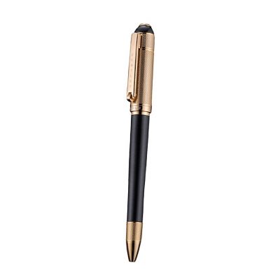 Top Sale Bentley Rose Gold Upper Tube And Nib Stylish Black High Quality Ballpoint Pen 