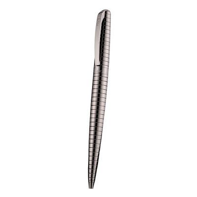 Dior Logo Clip & Center Band Fashion Grey Horizontally Grooved  Ballpoint Pen Online